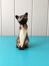 vintage Maigon Daga studio art pottery cat figurine mid modern century picture