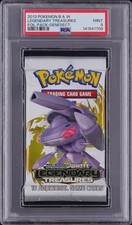 2013 POKEMON BLACK & WHITE LEGENDARY TREASURES FOIL PACK GENESECT PSA 9 picture