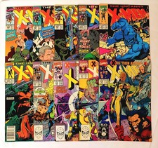 Uncanny X-Men 10 Comic Lot 259 261 262 263 264 265 269 270 271 272 Marvel picture