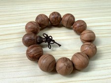 18mm 15mm Vietnam Natural Wood Meditation Pray Bracelet Bangle Beads Gift picture
