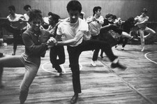 Dance rehearsals West Side Story' a film musical directed by Jerom- Old Photo 3 picture
