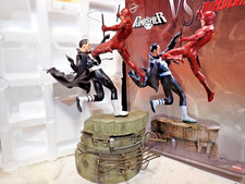 RARE Sideshow Collectibles Punisher vs Daredevil Diorama MARVEL SAMPLE Statue MT picture