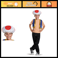 Disguise Super Mario Bros. Toad Accesory Kit, Official Super Mario Bros. Accesso picture