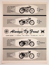AJS Matchless Motorcycles Vintage Ad Print Los Angeles Cooper Motors picture