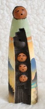 Native American John Whiterock Tribute To Mothers Pottery 6