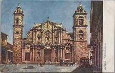 Tucks Postcard The Cathedral Havana Cuba picture