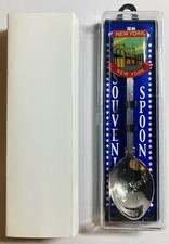 World Trade Center Souvenir Spoon Mint in Box WTC Pre - 9/11 2001 New York NYC picture