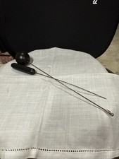 Two Black Vintage/Antique Hatpins picture