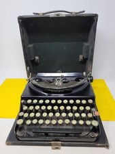 Vintage Antique 1930s Remington Portable Black Typewriter with Case RARE  picture