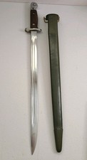 WWI British P 1907 Bayonet Aug 1917 Date Wilkinson Chromed For Parade Use picture