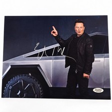 Elon Musk Founder Space-X Tesla Signed Autographed Cybertruck 8x10 Photo w/ COA picture