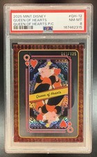 2025 Topps Mint Disney Queen of Hearts Acetate Playing Cards #049/125 PSA 8 C519 picture