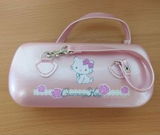 Sanrio Charmmy Kitty Pearl Pink Eyeglasses Case Trunk Bag Original Rare #1719 picture