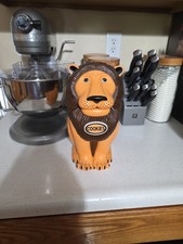 VTG The Original Lion 1999 Vintage Plastic Cookie Jar WORKING CONDITION picture