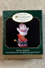 Hallmark Keepsake Mini Ornament Vintage 1999 Snowy Surprise picture
