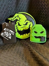 Loungefly Nightmare Before Christmas Oogie Boogie Glow Coin Bag and Mini picture
