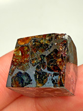 GREAT DEAL MULTI-FACED SENSATIONAL SEYMCHAN PALLASITE METEORITE 9.8 GMS picture