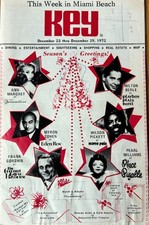 1972 Miami Beach Entertainment Guide KEY – Ann-Margret, Milton Berle – Near Mint picture