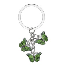 1 x Cute Butterfly Keychains for Women Aesthetic Keychain -Yellowish Green picture