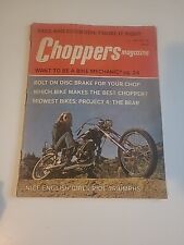 Choppers Magazine July 1973 Motorcycle Vintage  picture