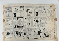 1957 Tillie the Toiler Original Comic Strip Art Bob Gustafson King Features picture