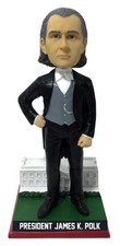 James K. Polk White House Base President Bobblehead Numbered to 1,844 picture