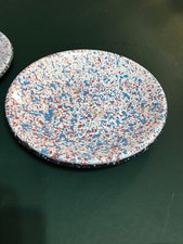 RARE END OF DAY CONFETTI MULT-COLOR Graniteware Enamelware VINTAGE UNIQUE picture