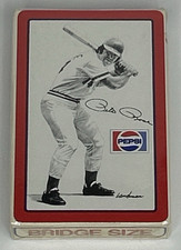1977 Pepsi Pete Rose Superstars On Deck 54-Card Playing Deck Factory Sealed picture