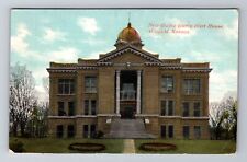 Winfield KS-Kansas, New Cowley County Court House Antique Vintage c1910 Postcard picture