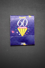 Harrah's Hotel Casino 60th Anniversary Las Vegas VTG Matchbook Nearly Full picture