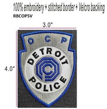 ROBOCOP OCP DETROIT POLICE VEL-KRO PATCH - RBCOP5V picture