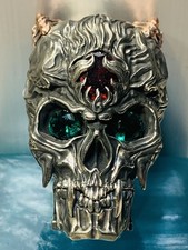RARE Heavy 3D Zippo lighter devil Skull Zippo picture