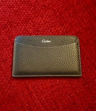 Cartier Cardholder Wallet Black Leather | NEW |Collectible Promotional AD Gift picture