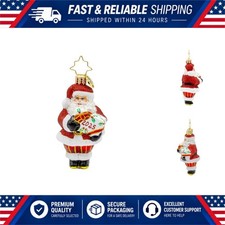 Christopher Radko 2025 Santa Gem Glass Christmas Tree Ornament Hand-Crafted picture