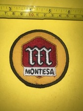 Vintage Montesa Motorcycle Embroidered Patch Original Spanish Motocross Trials picture