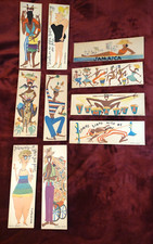Set Of Vintage Beverly Wasile Lg. Jamaican Postcards - 10 Total | 60's | Vibrant picture
