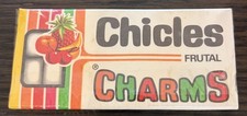 Vintage CHARMS CHICLES FRUIT GUM  Cello-Sealed Pack  Made In Columbia  NOS  RARE picture