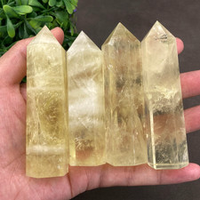 AAA+ Grade Citrine Tower Point Citrine Obelisk Wand, Healing Crystal ,Home Decor picture