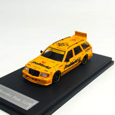 S124 1:64 Yellow Tuned Modified Wagon Diecast Model - Collectible Car picture