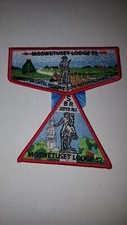 MOSWETUSET LODGE 52 2013 NATIONAL JAMBOREE TWO PIECE SET BOSTON MINUTEMAN  picture