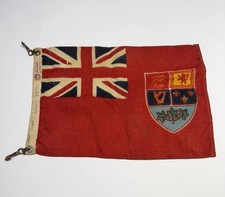 Vintage Canadian Red Ensign Flag Annin Wool 12x18 Maritime 1922-1957 Design picture