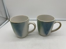 Ceramic 15oz Green & Blue Coffee Mug Set of 2 AA02B12015 picture