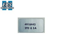 1969 NOS Quality GM Chevelle GTO GS 442 Wiper Motor Label picture