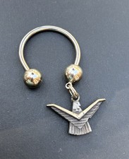 Vintage Original 1963 Ford Thunderbird Car Sterling Silver Key Fob 16 Grams picture