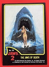 1978 Topps Jaws 2 #59 The Jaws of Death Movie Facts #11 of 15 NM picture