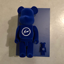 Rare Medicom Toy BE@RBRICK x Fragment Blue 100% & 400% COMPLEXCON Exclusive picture