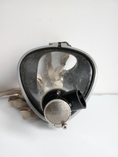 Vintage 1967 Siebe Gorman Vista Vision Face Mask Cold War Militaria Prop NB67 picture