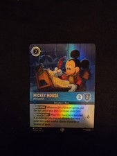Disney Lorcana Mickey Mouse Bob Cratchit 219/204 Enchanted Foil Full Art NM/LP picture