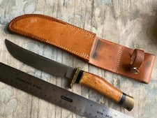 Rare 1967 G.W. Stone Custom Knife Model D6 George Stone Hunting Fighting Knife picture