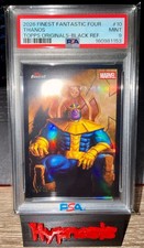 2026 Topps Finest Fantastic Four Thanos Black Refractor /10 Topps Original TO-10 picture